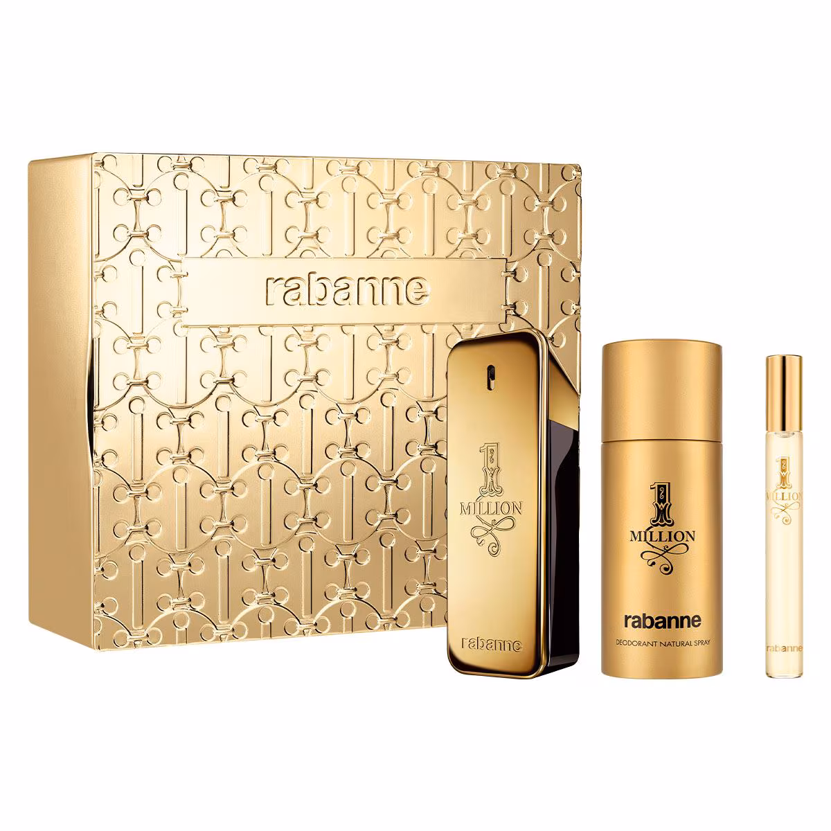 3349668634828 Paco Rabanne Set One Million EDT 100 Ml + Desodorante 150 Ml + Miniatura 10 Ml - Image 1